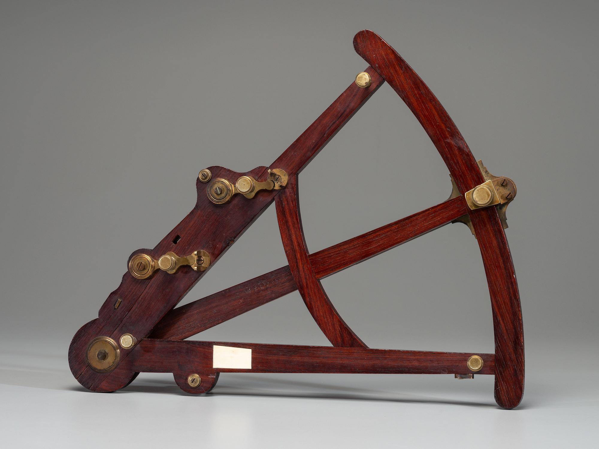 An Engraved Brass Mounted Octant