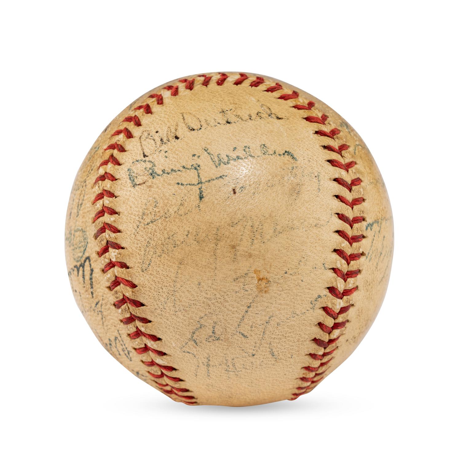 A 1944 Chicago White Sox Team Signed Autograph Baseball