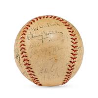 A 1944 Chicago White Sox Team Signed Autograph Baseball