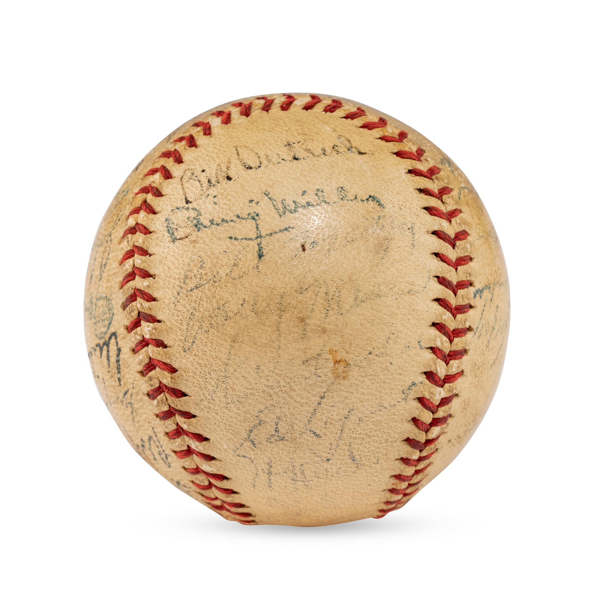 A 1944 Chicago White Sox Team Signed Autograph Baseball
