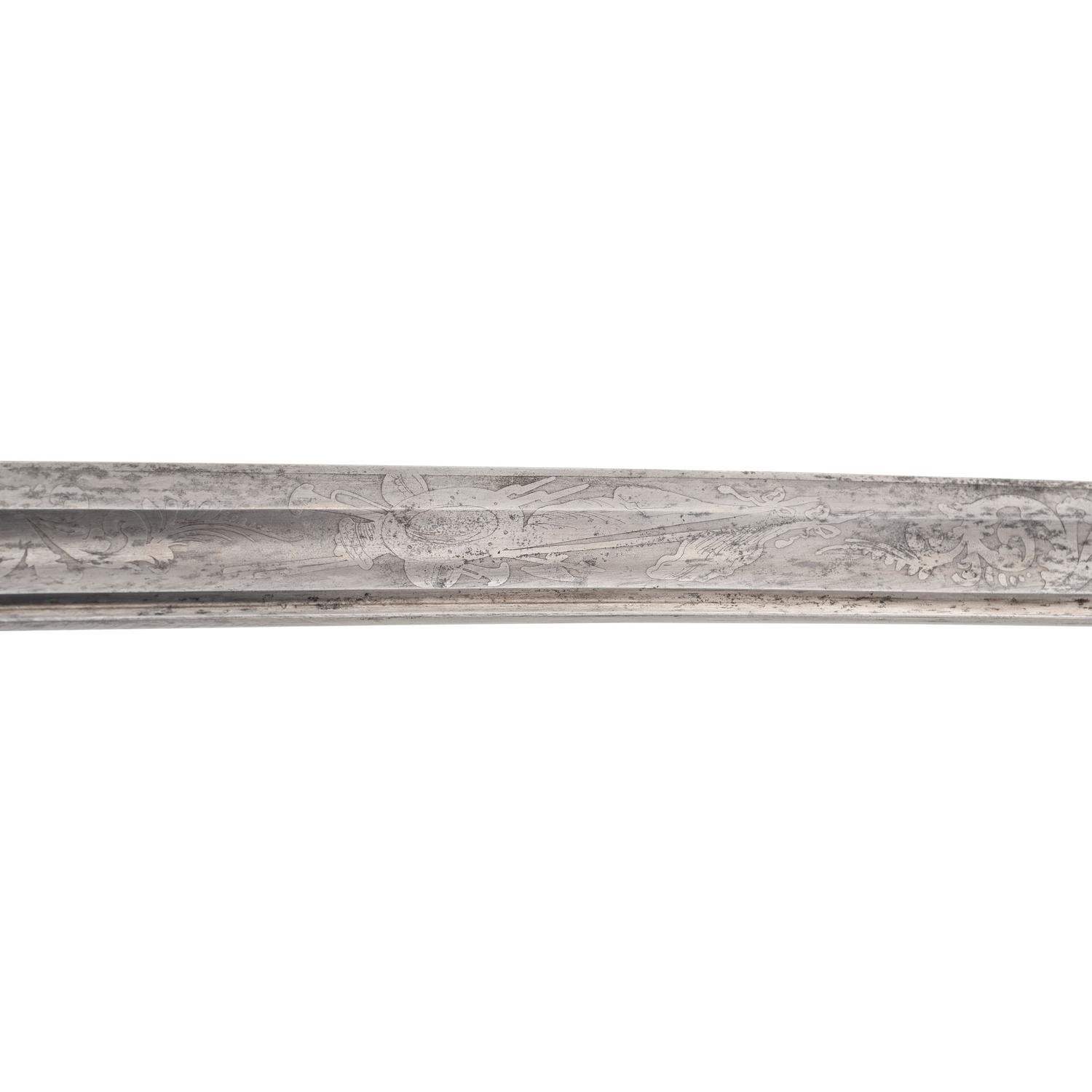 Klingenthal US Model 1850 Staff & Field Officers Sword Presented to Lt. (later Major) W.S. Collier with Framed Pictures