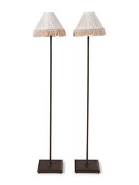 A Pair of Contemporary Metal Floor Lamps