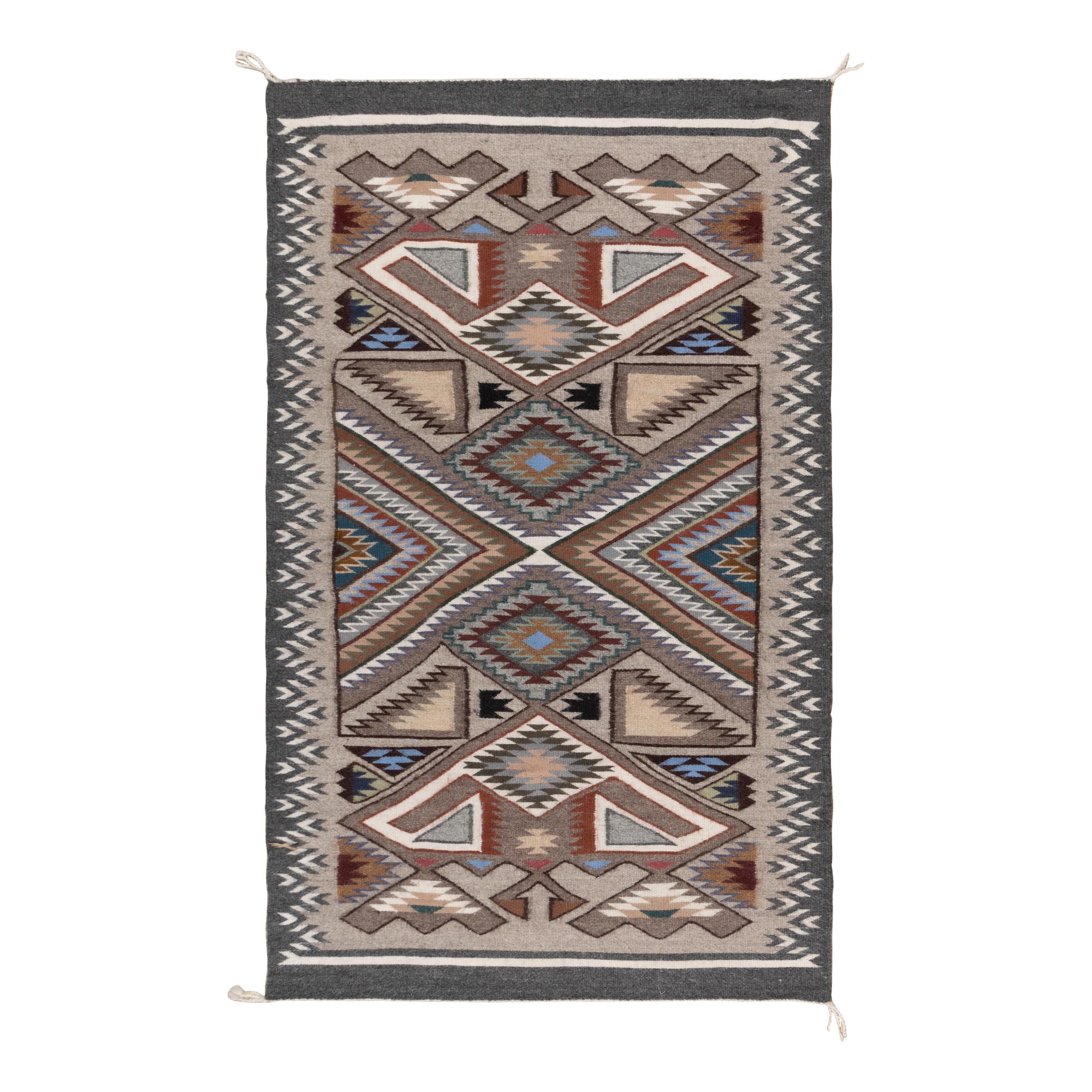Angela Begay (Diné, 20th century) — Navajo Teec Nos Pos Weaving [Rug]