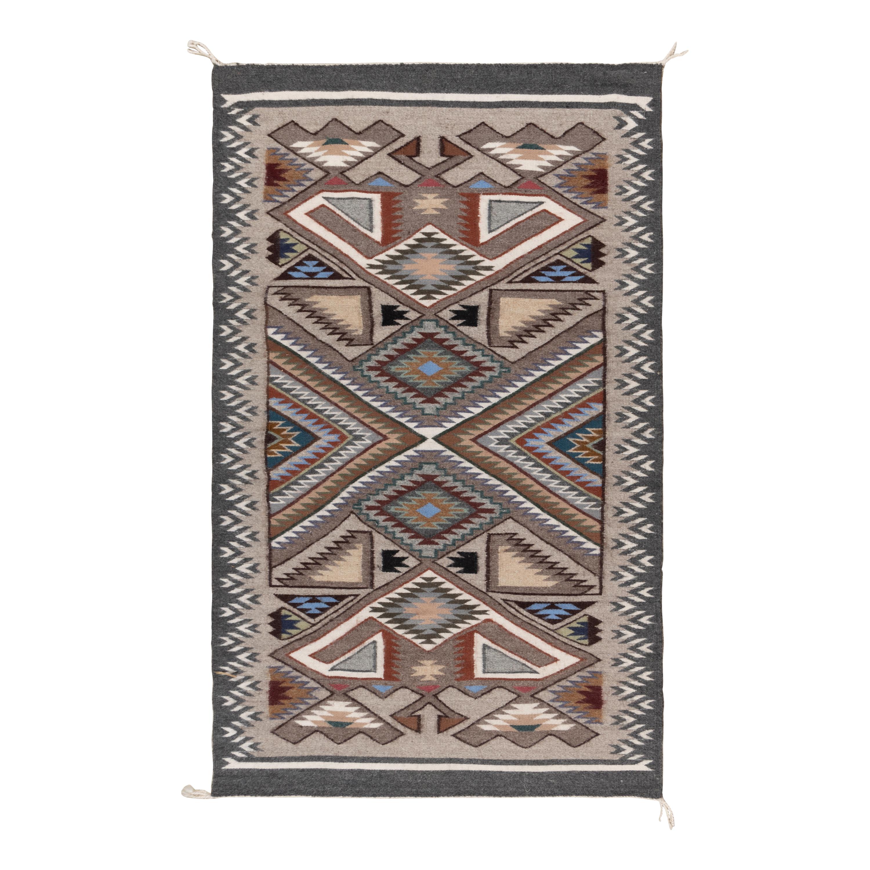 Angela Begay (Diné, 20th century) — Navajo Teec Nos Pos Weaving [Rug]