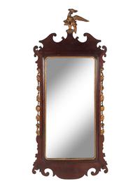 A Chippendale Mahogany Mirror