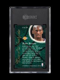 A Group of 1996-97 Flair Kobe Bryant Rookie Basketball Cards,