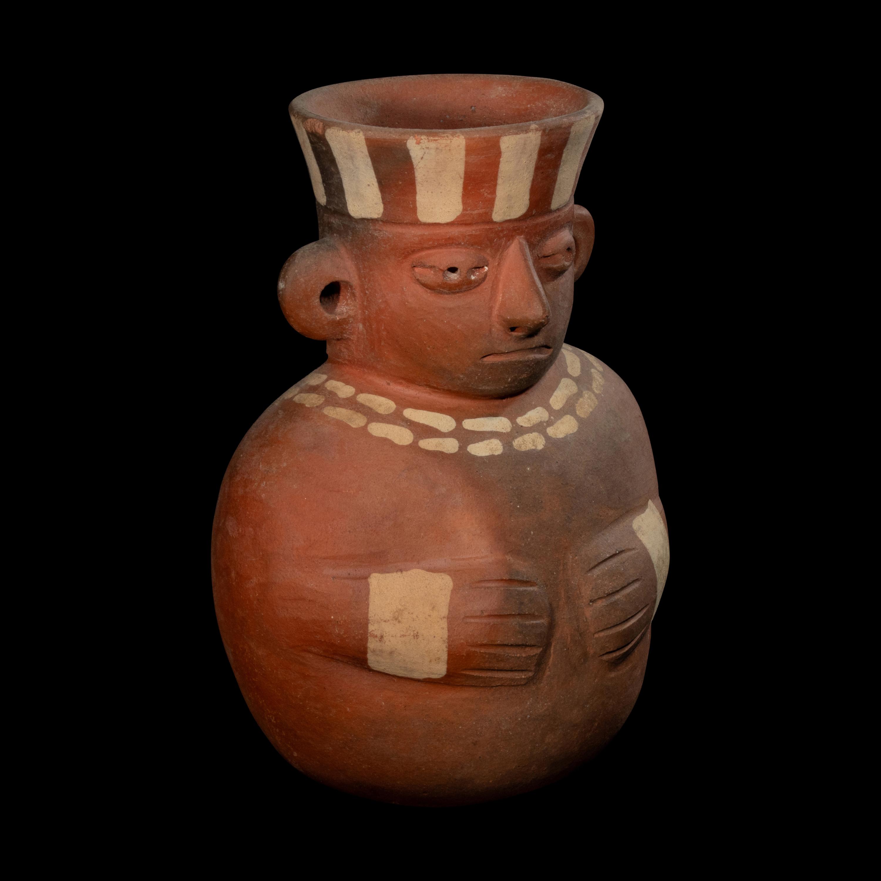 A Moche Figural Effigy Vessel