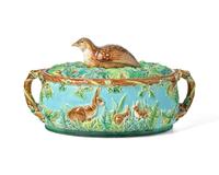 A George Jones Majolica Game Pie Dish