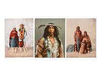 [JACKSON, William Henry (1843-1942), photographer]. A group of 11 photochrom prints of Native American subjects. Detroit Photographic Co., 1899-1904.