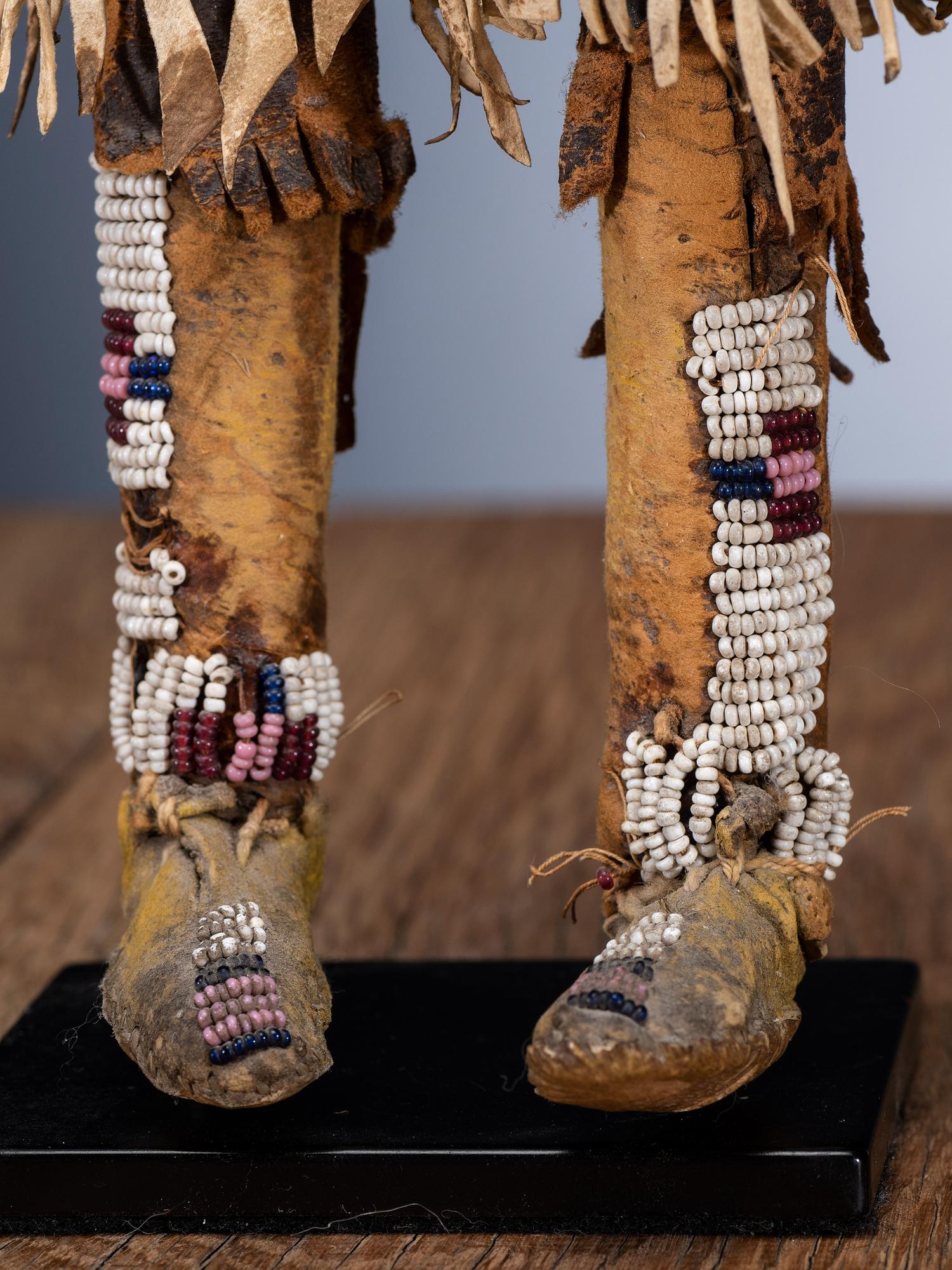 Cheyenne Doll, with Painted Dress