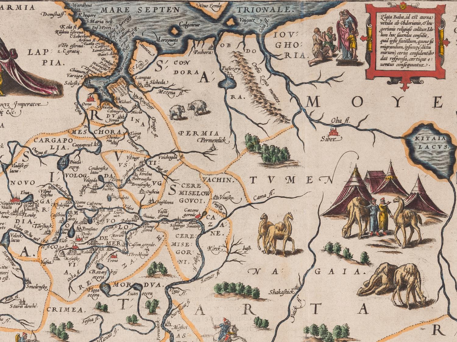 ORTELIUS, Abraham (1527-1598). Russiae, Moscoviae et Tartariae descriptio ... [Antwerp, 1588].