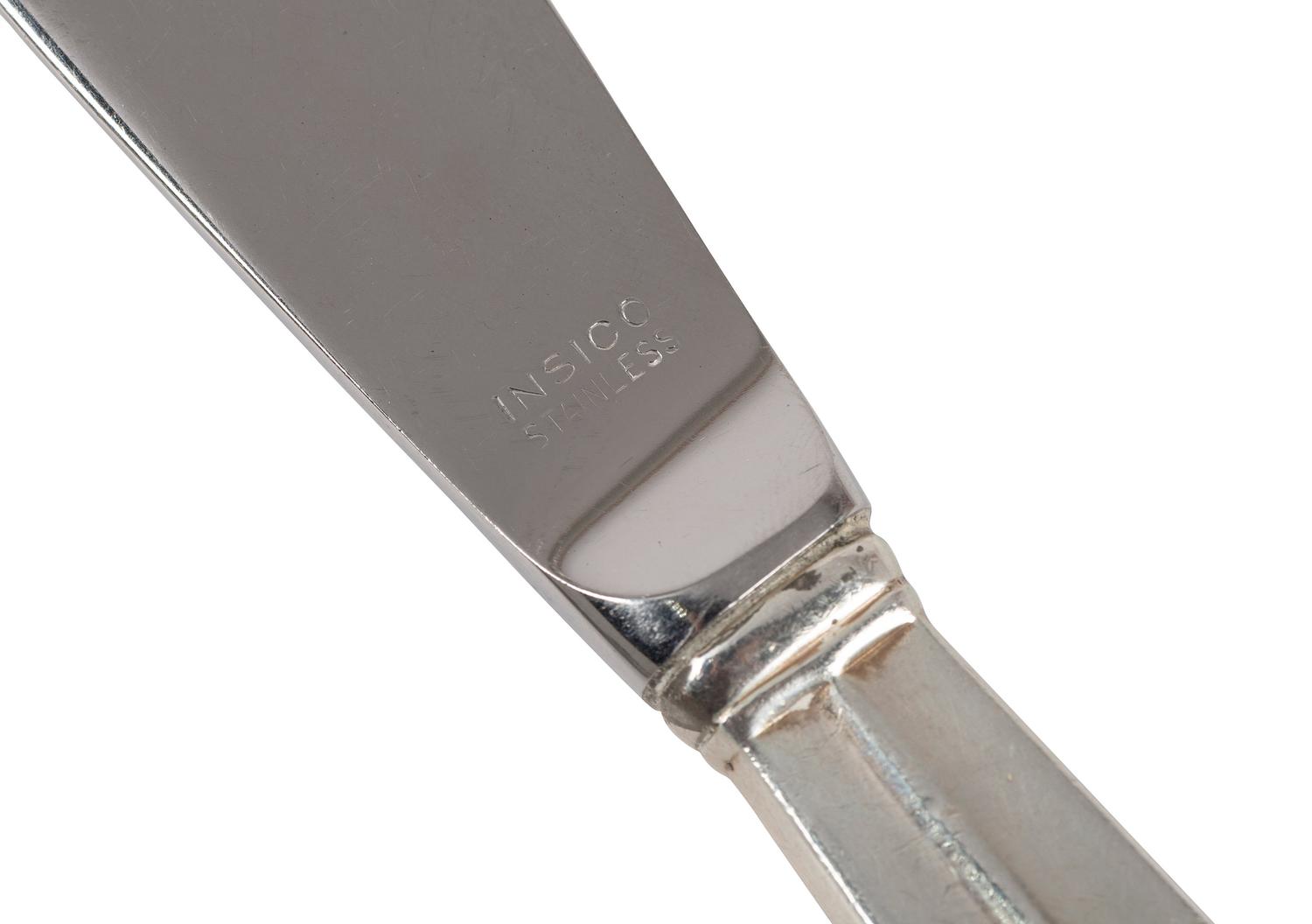 An International Silver Co. 'Royal Danish' Silver Flatware Service