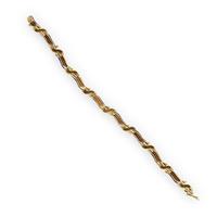 Yellow Gold and Enamel Bracelet