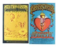 [MUSIC] -- [POSTERS]. GRIFFIN, Rick, and CONKLIN, Lee, artists. A group of 2 posters promoting Bill Graham shows in San Francisco in 1968, including performances from The Who, Big Brother & the Holding Company, and Santana.