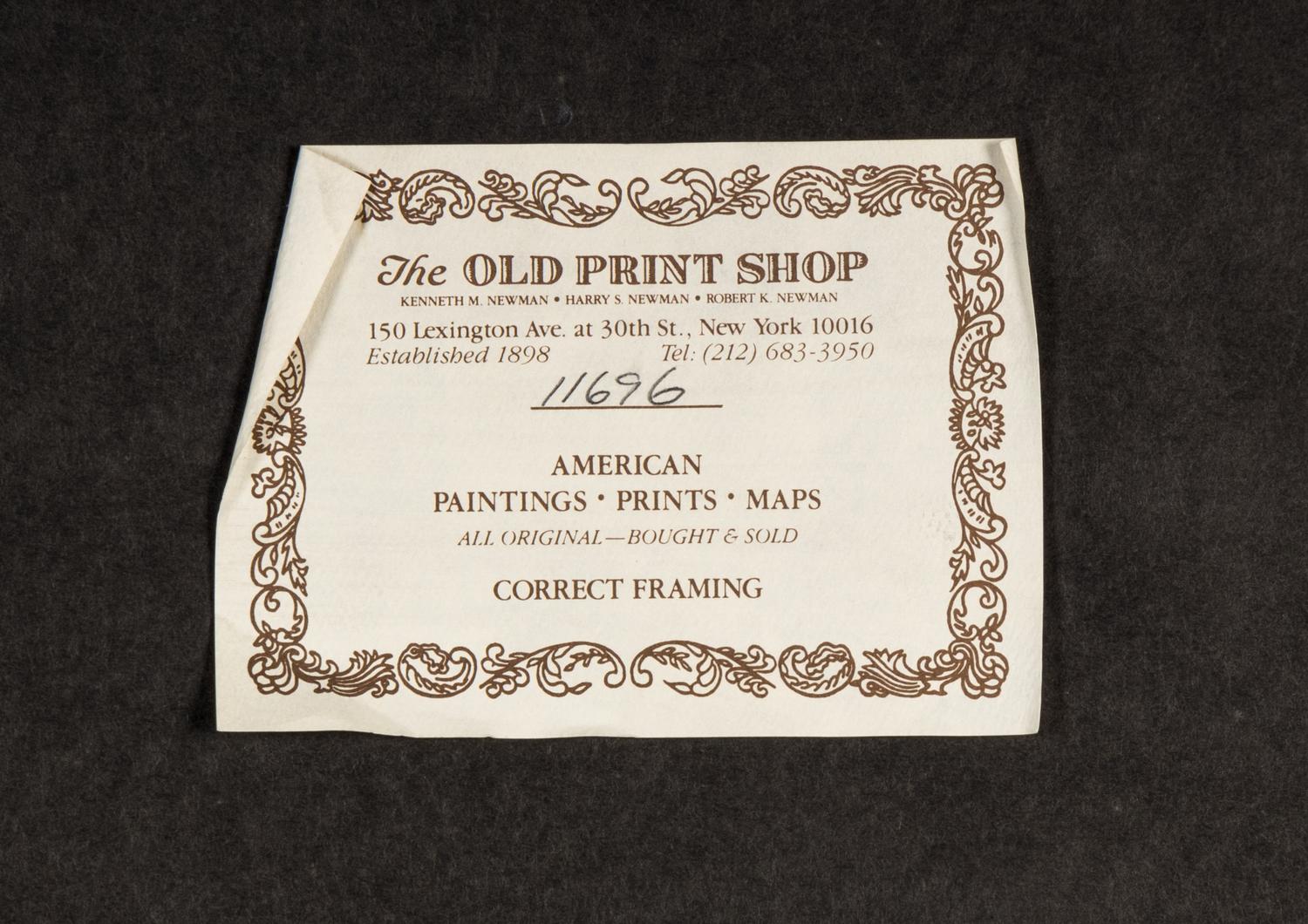 CURRIER and IVES, publishers -- After Charles Parsons