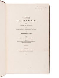 HOOKER, William Jackson, Sir (1785-1865). British Jungermanniae. Being a history and description, with coloured figures, of each species of the genus, and microscopical analyses of the parts. London: Longman, Hurst, Rees, Orme, and Brown, [1812]-1816.