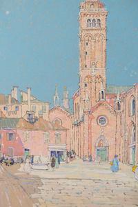 The Campanile at Campo San Giovanni, Venice