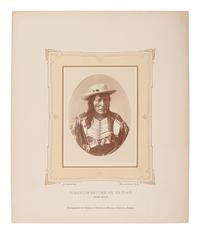 GARDNER, Alexander (1821-1882), photographer. Albumen photograph of High Wolf, Tchan-Gm-Ani-Tah-An Ka-Ti-Ah. Washington, DC.