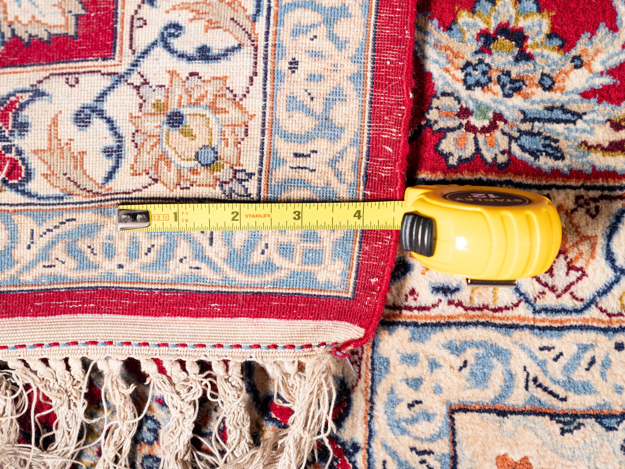 A Sarafian Isfahan Silk and Wool Blend Rug