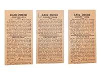 A Group of 18 Jackie Robinson Brooklyn Dodgers Ticket Stubs,
