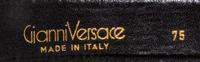 A Gianni Versace Purple Silk Belt, Size 75.