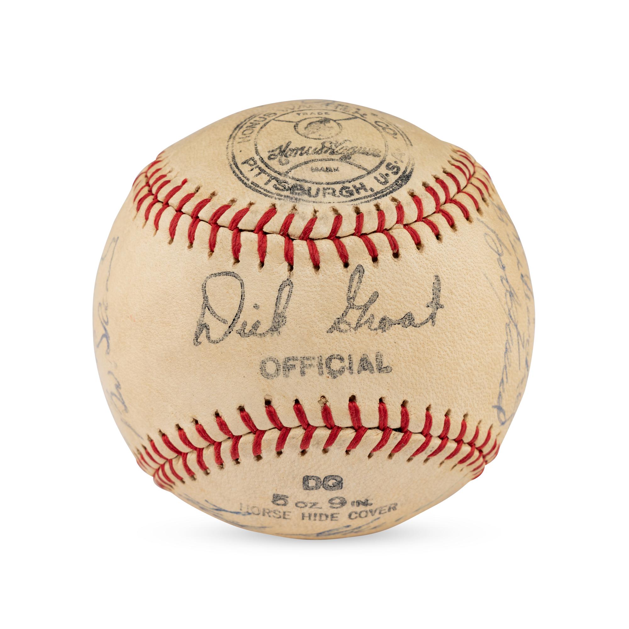 A 1960 Pittsburgh Pirates Team Signed Autograph Baseball