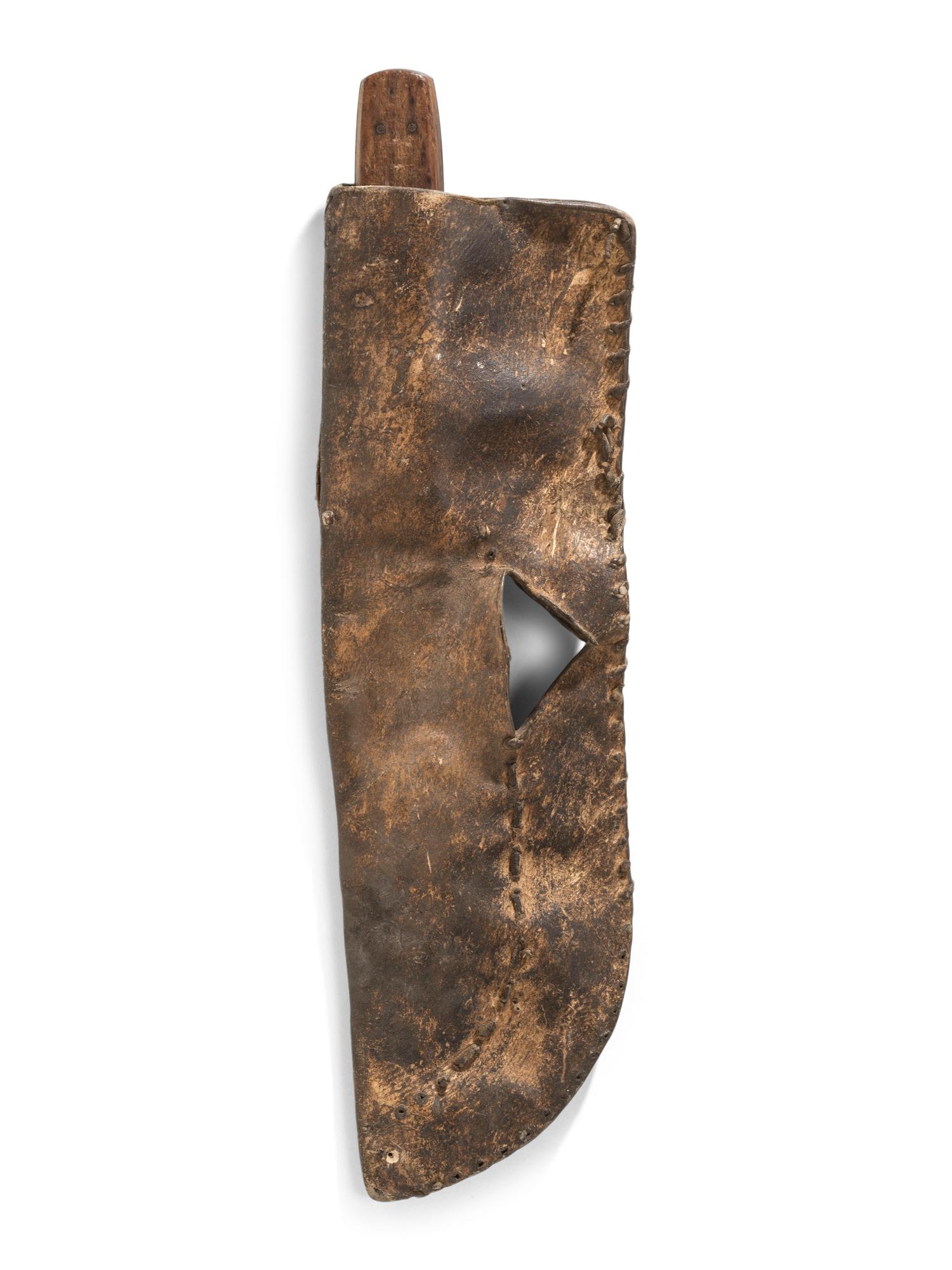Blackfeet Beaded Hide Knife Sheath, with Knife