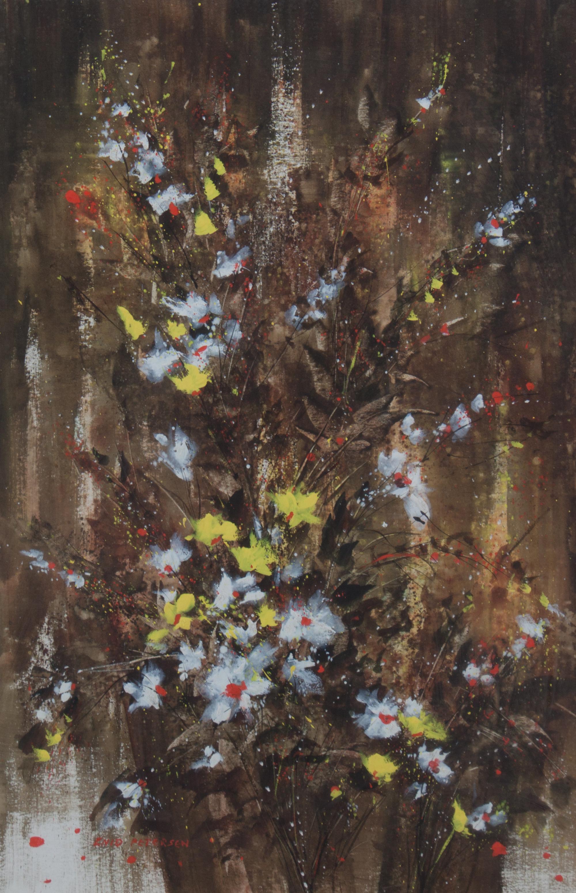 Enid Petersen, (American, 20th century), Floral Images, 1971