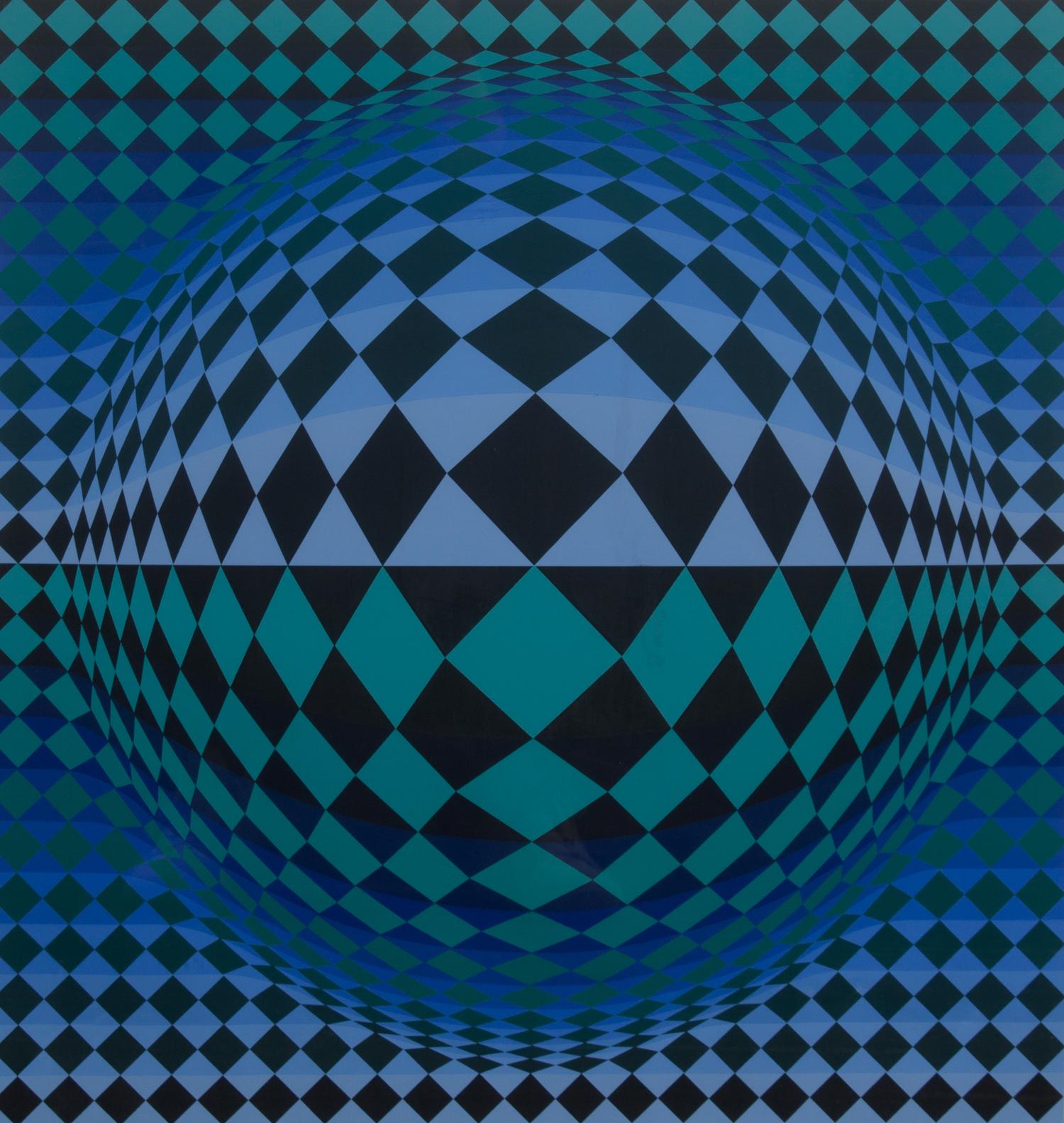Victor Vasarely, (French/Hungarian, 1906-1997), Untitled (Sphere)