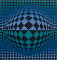 Victor Vasarely, (French/Hungarian, 1906-1997), Untitled (Sphere)