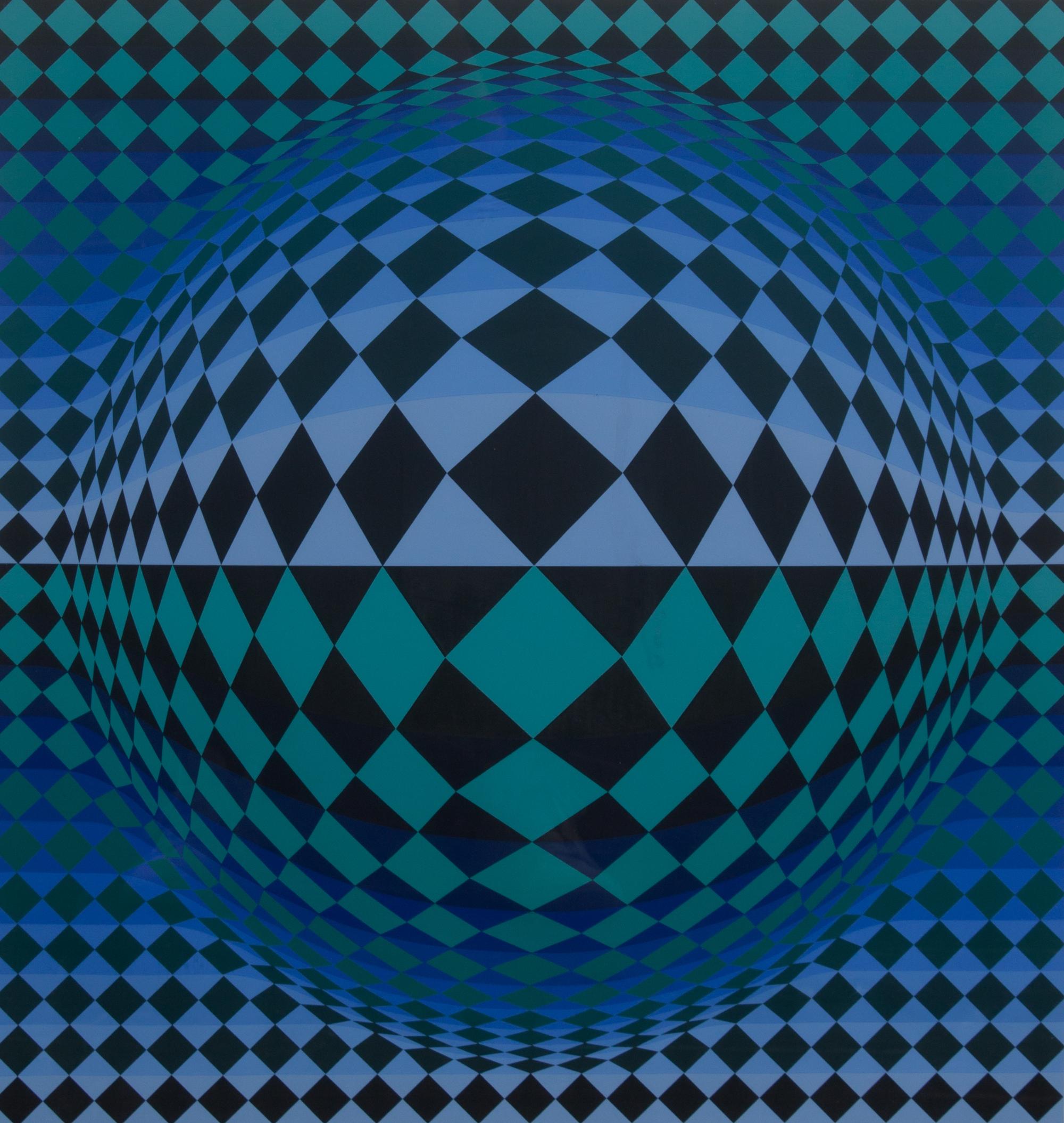 Victor Vasarely, (French/Hungarian, 1906-1997), Untitled (Sphere)