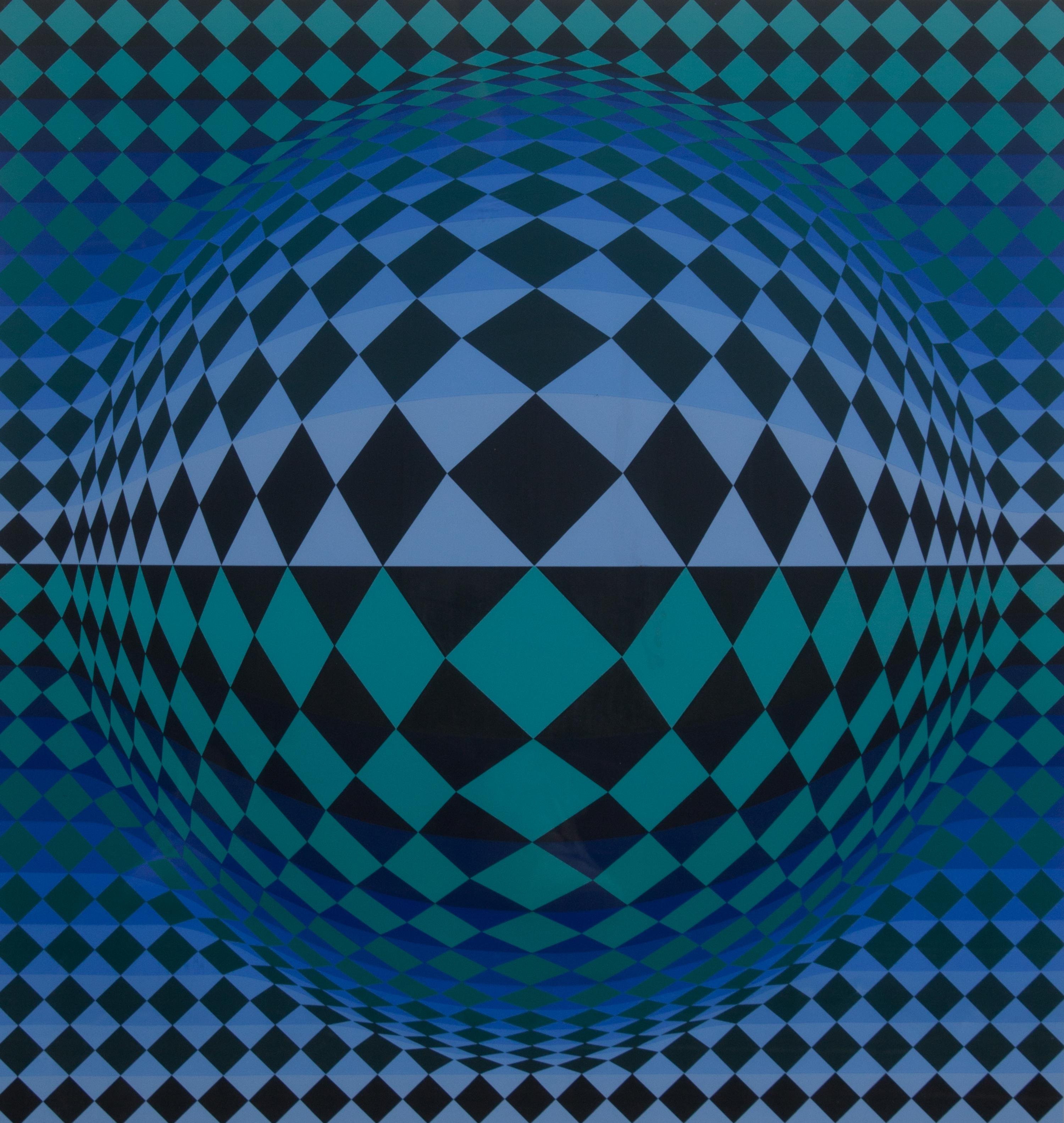 Victor Vasarely, (French/Hungarian, 1906-1997), Untitled (Sphere)