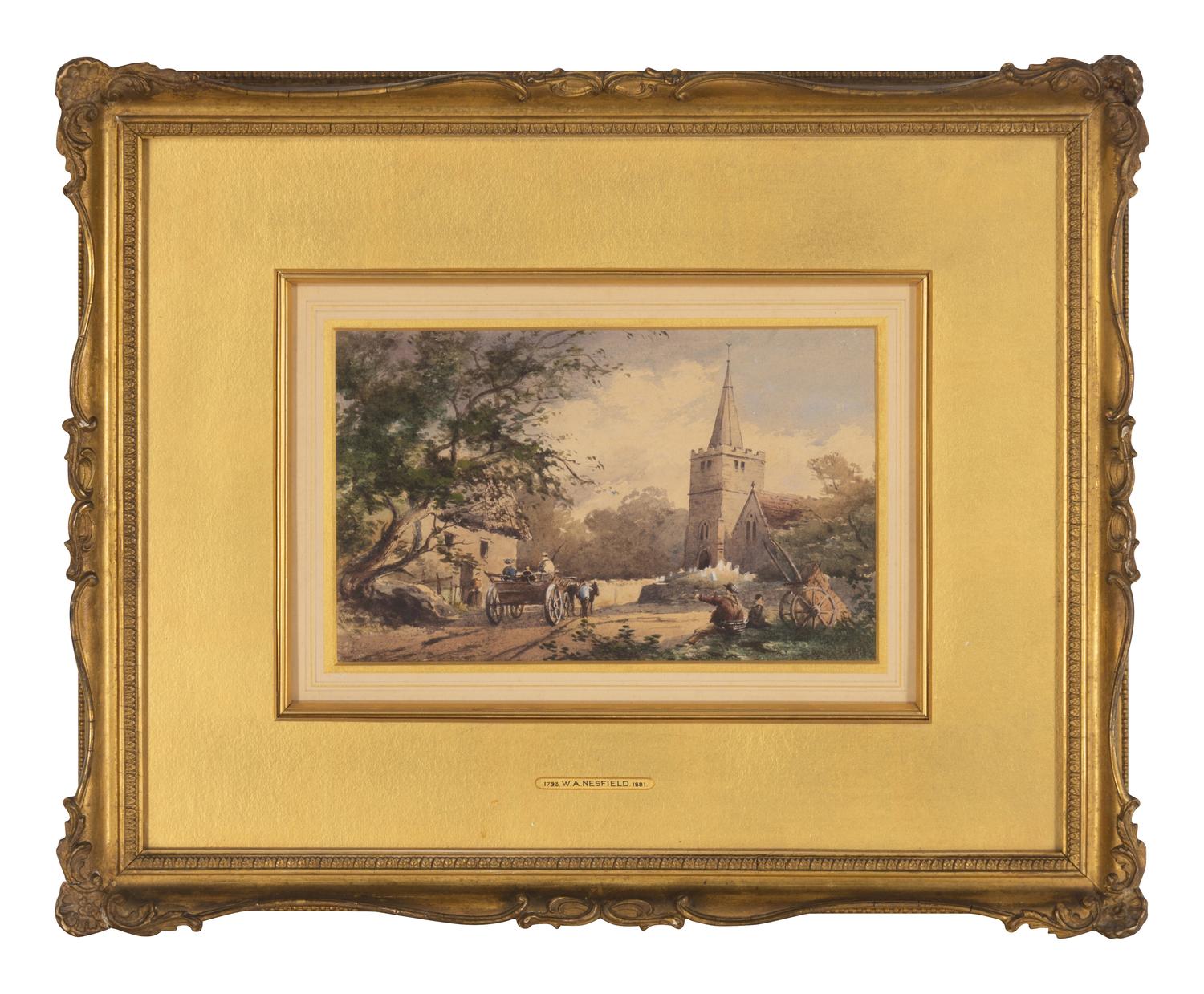 A Group of Three English Watercolors