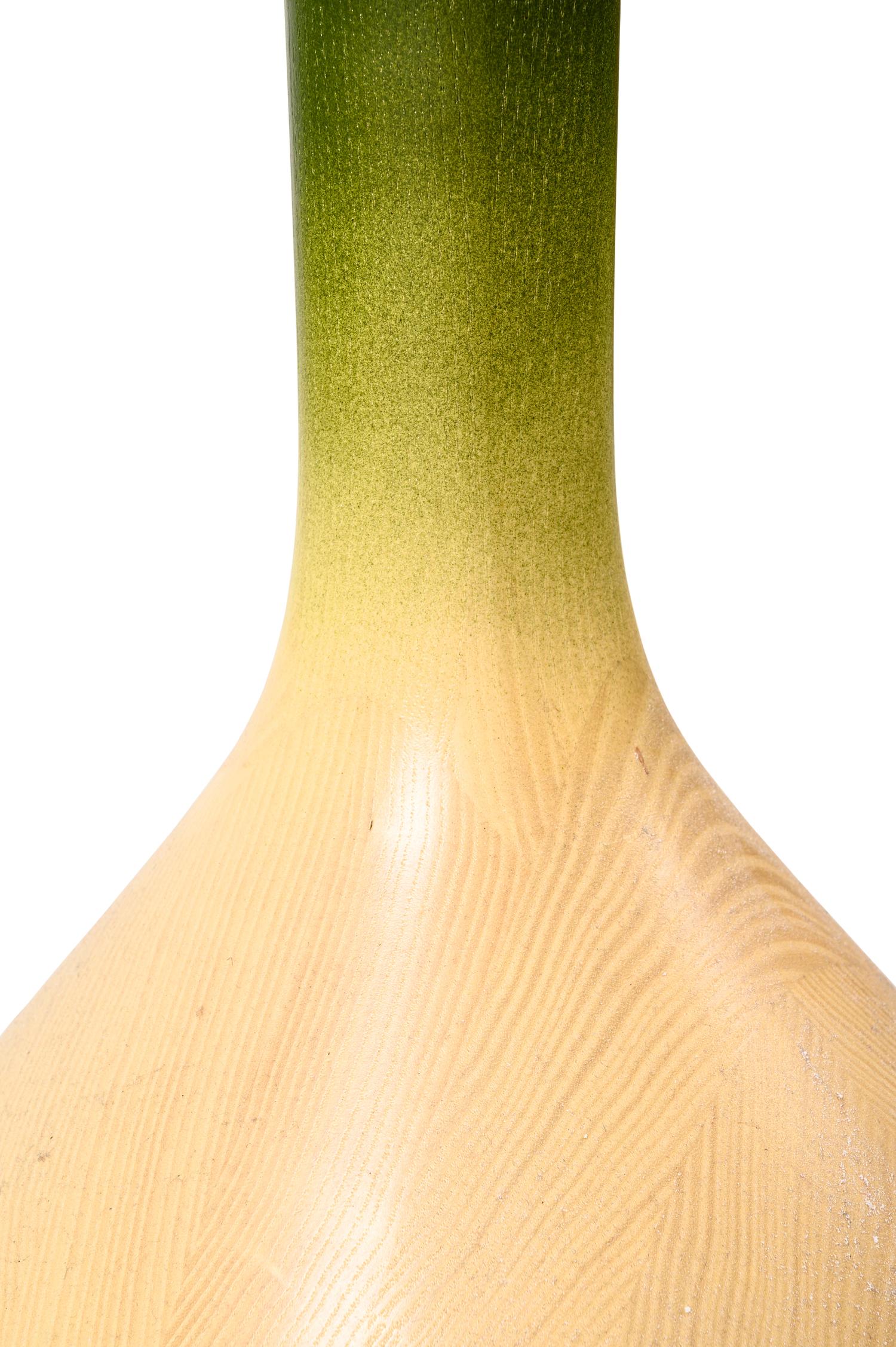 An American Painted Oak Scallion Coat Rack