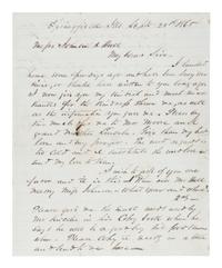 LINCOLN, Abraham (1809-1865). Autograph sum book leaf signed twice ("Abraham Lincoln"). Pigeon Creek, Spencer County, Indiana, ca. 1824.