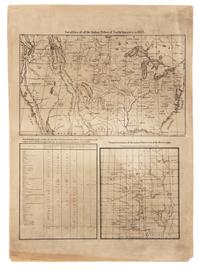 [McKENNEY and HALL]. Localities of All the Indian Tribes of North America in 1833... [Philadelphia]: J.T. Bowen & Co., [1837-42].