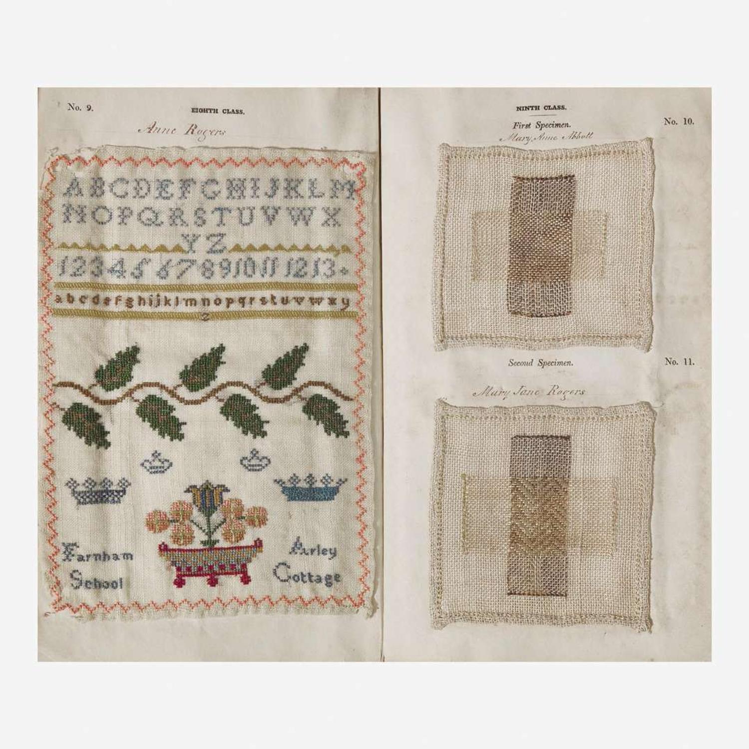 [Decorative Arts] Specimens of Needle-Work Executed in the Female Model School, Kildare Place, Dublin