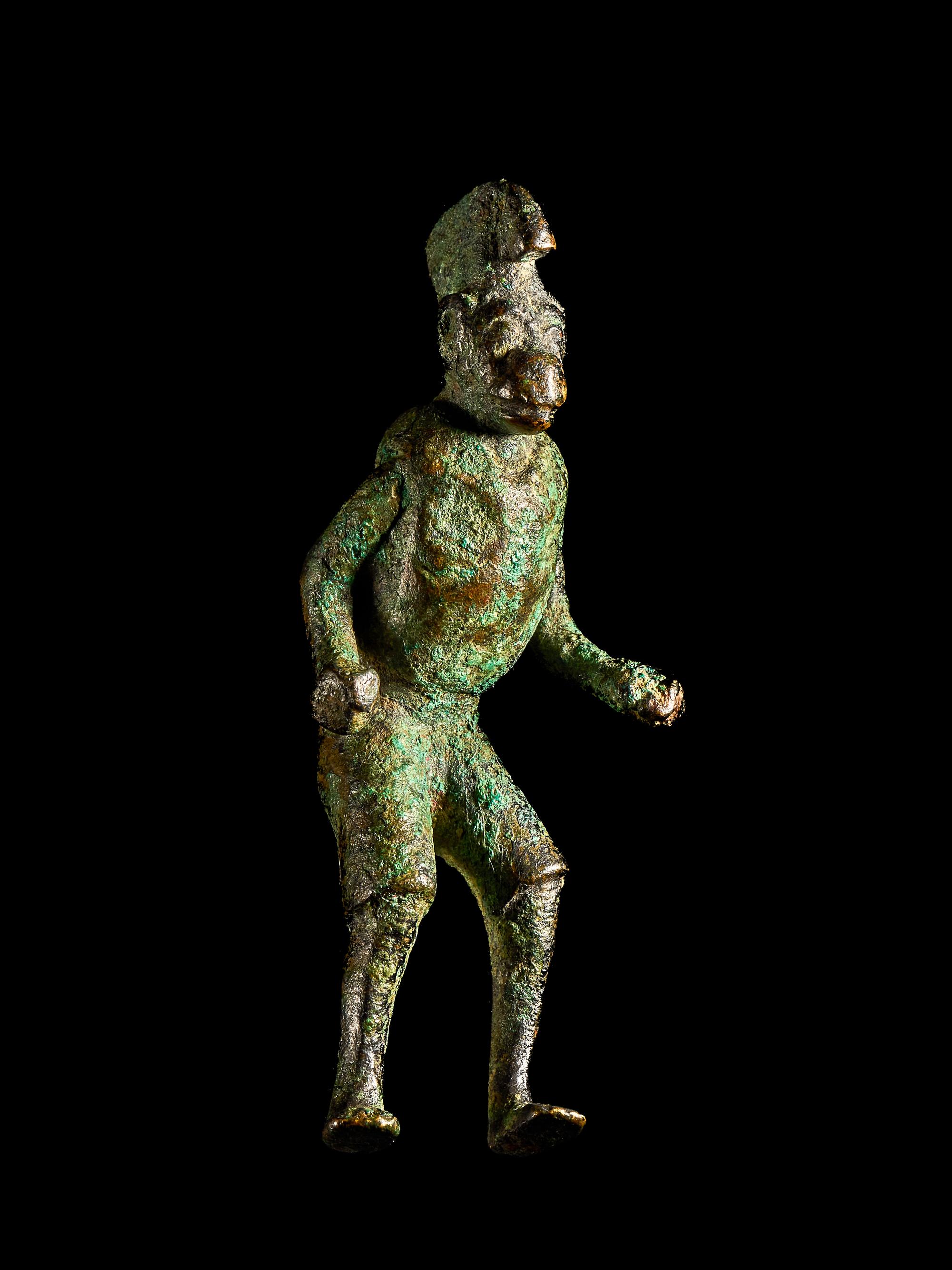 A Hellenistic Bronze Comic Actor as a Monkey