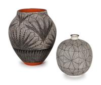 Two Acoma Fineline Vessels
