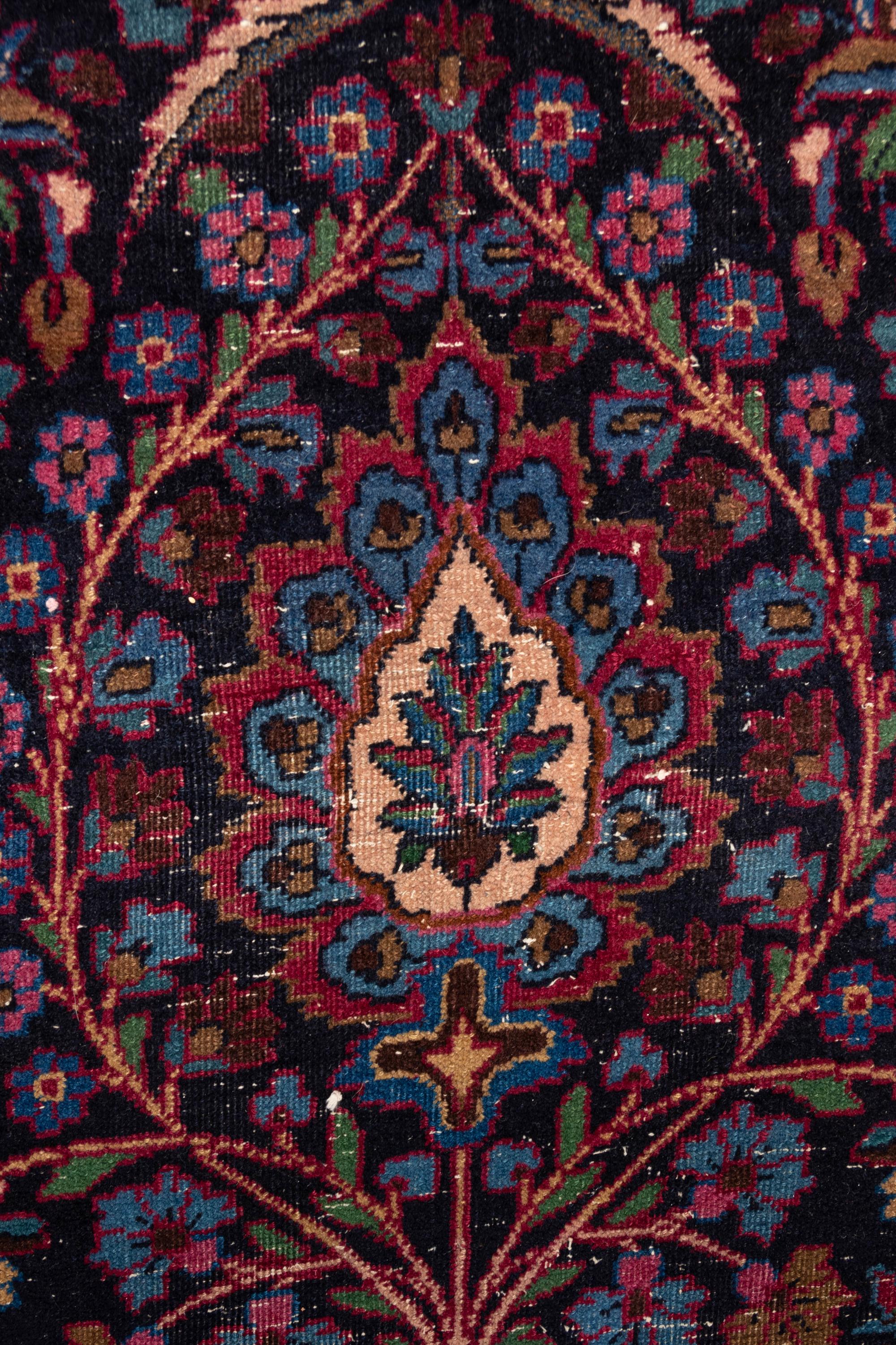 A Meshed Wool Rug