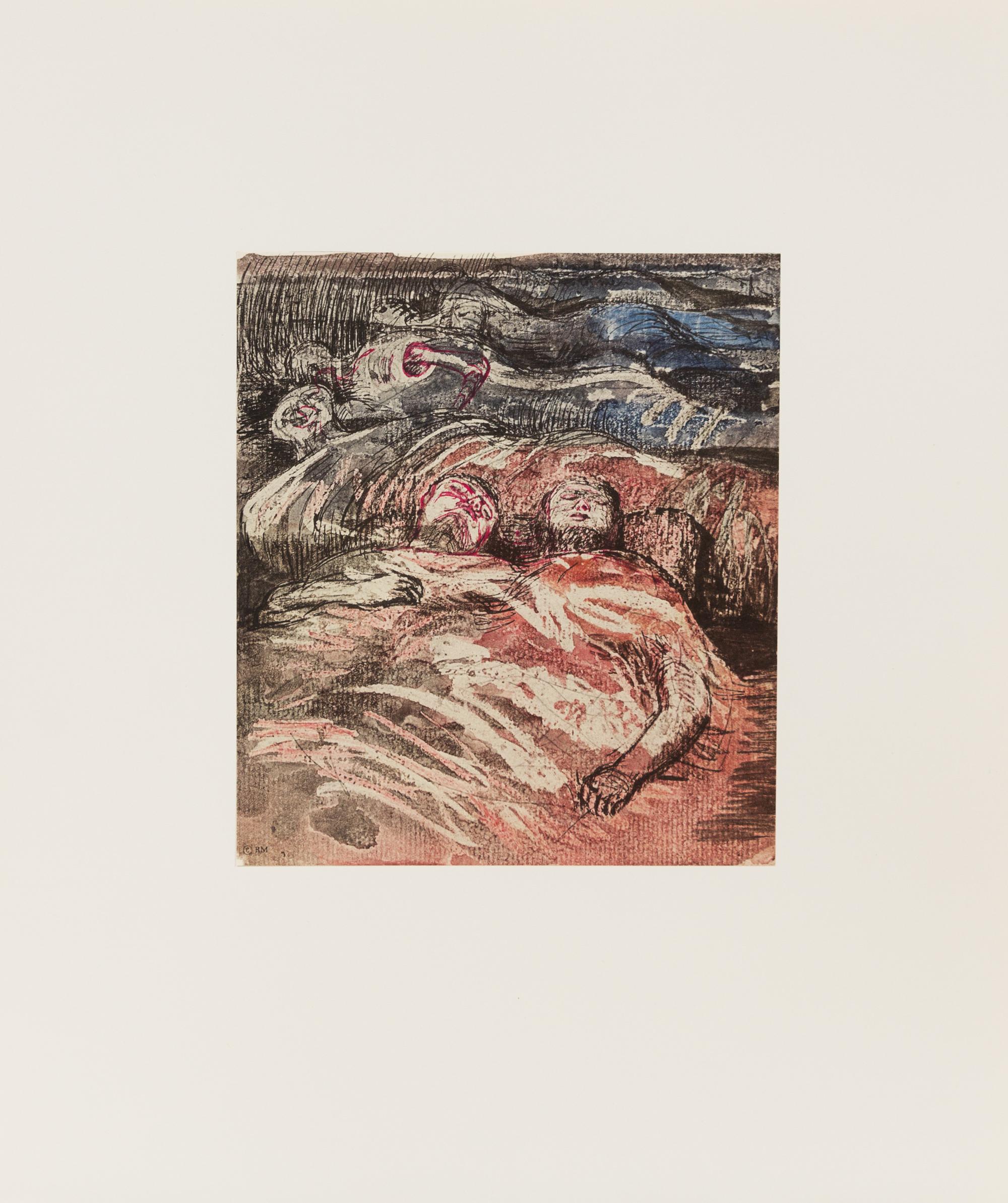 Henry Moore, (British, 1898-1986), Shelter Sketchbook