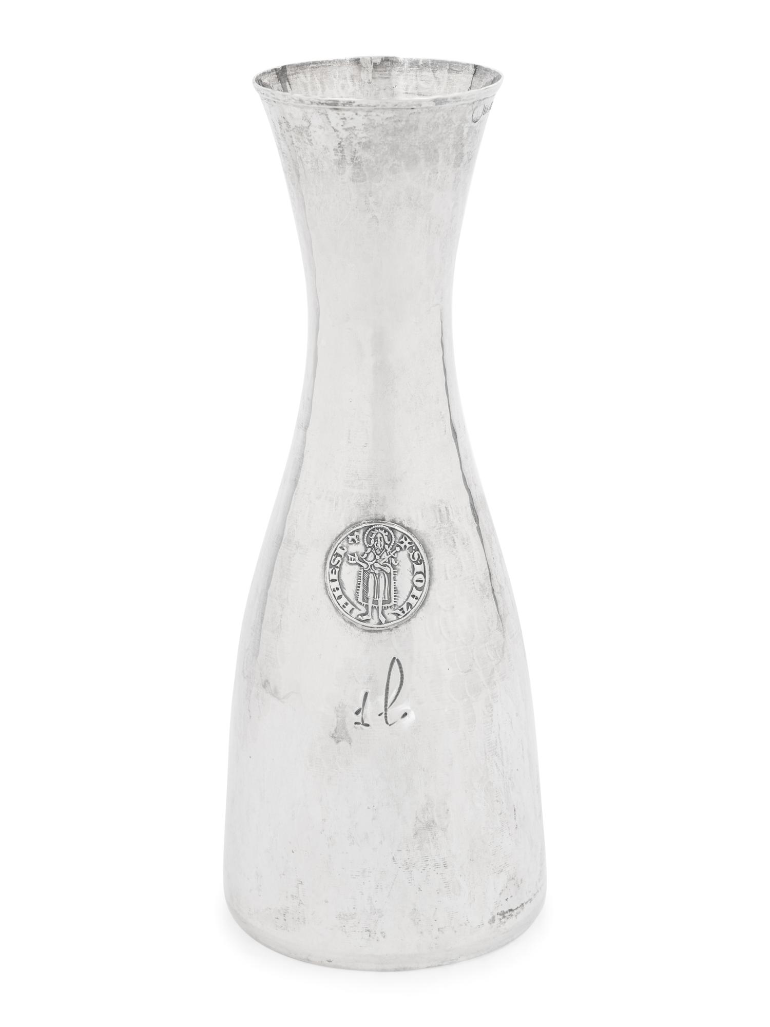 Four Italian Silver Carafes