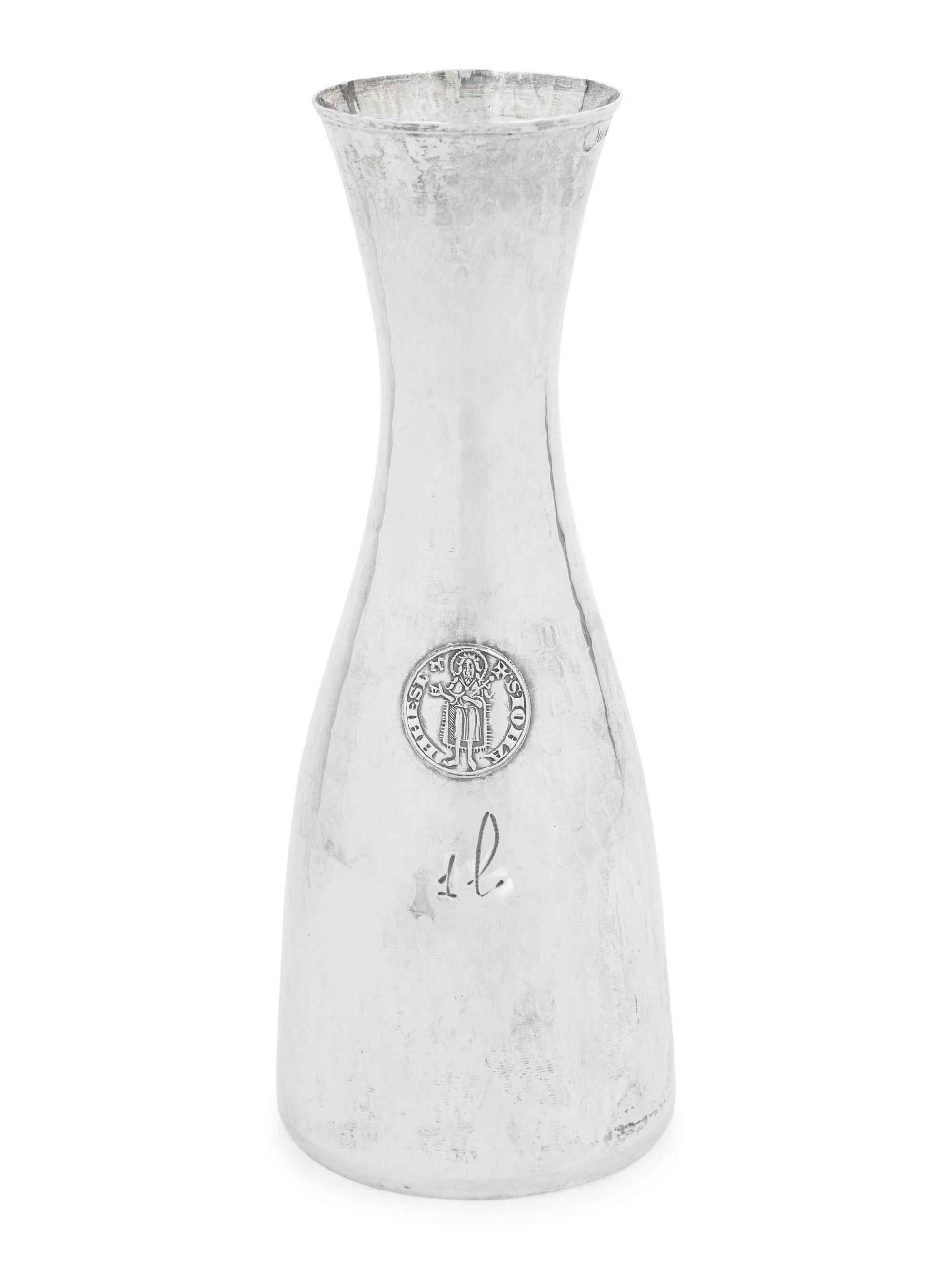 Four Italian Silver Carafes