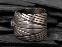 Silver and Turquoise Cuff Bracelet