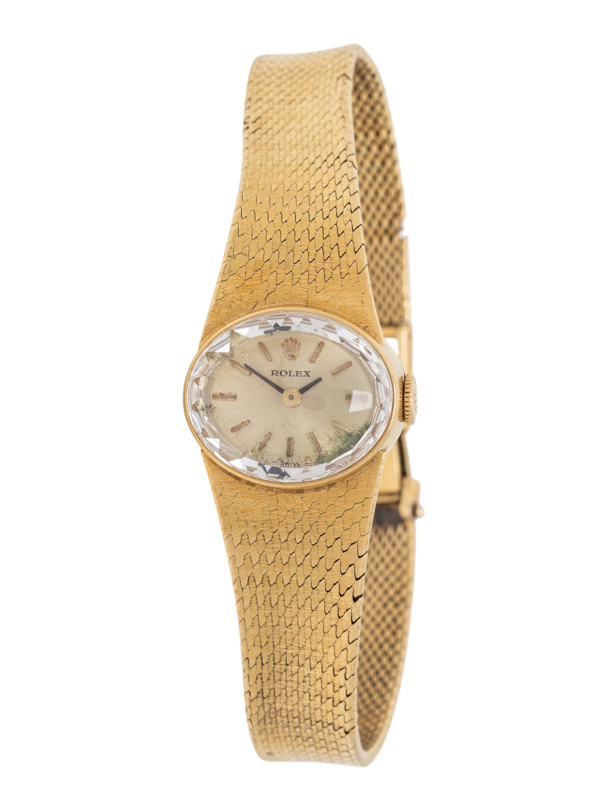 ROLEX, YELLOW GOLD WATCH