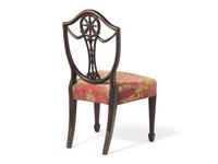 A George III Style Mahogany Child's Shield-Back Side Chair