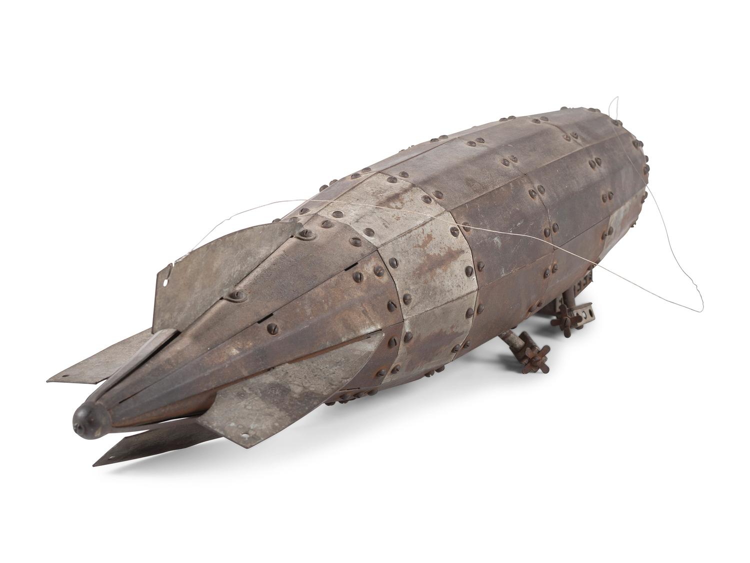 A Scratch-Made Zeppelin or Dirigible Model