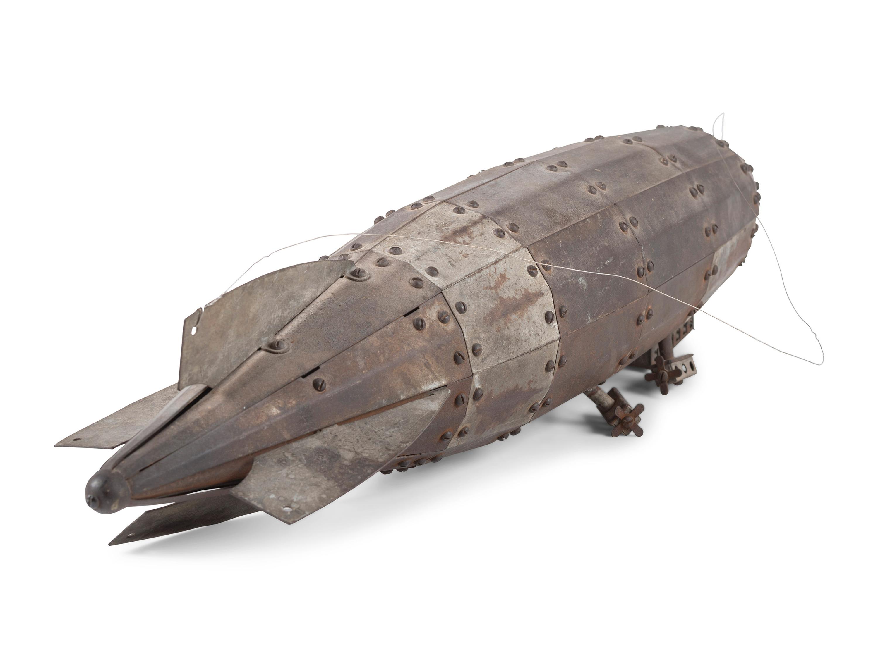 A Scratch-Made Zeppelin or Dirigible Model