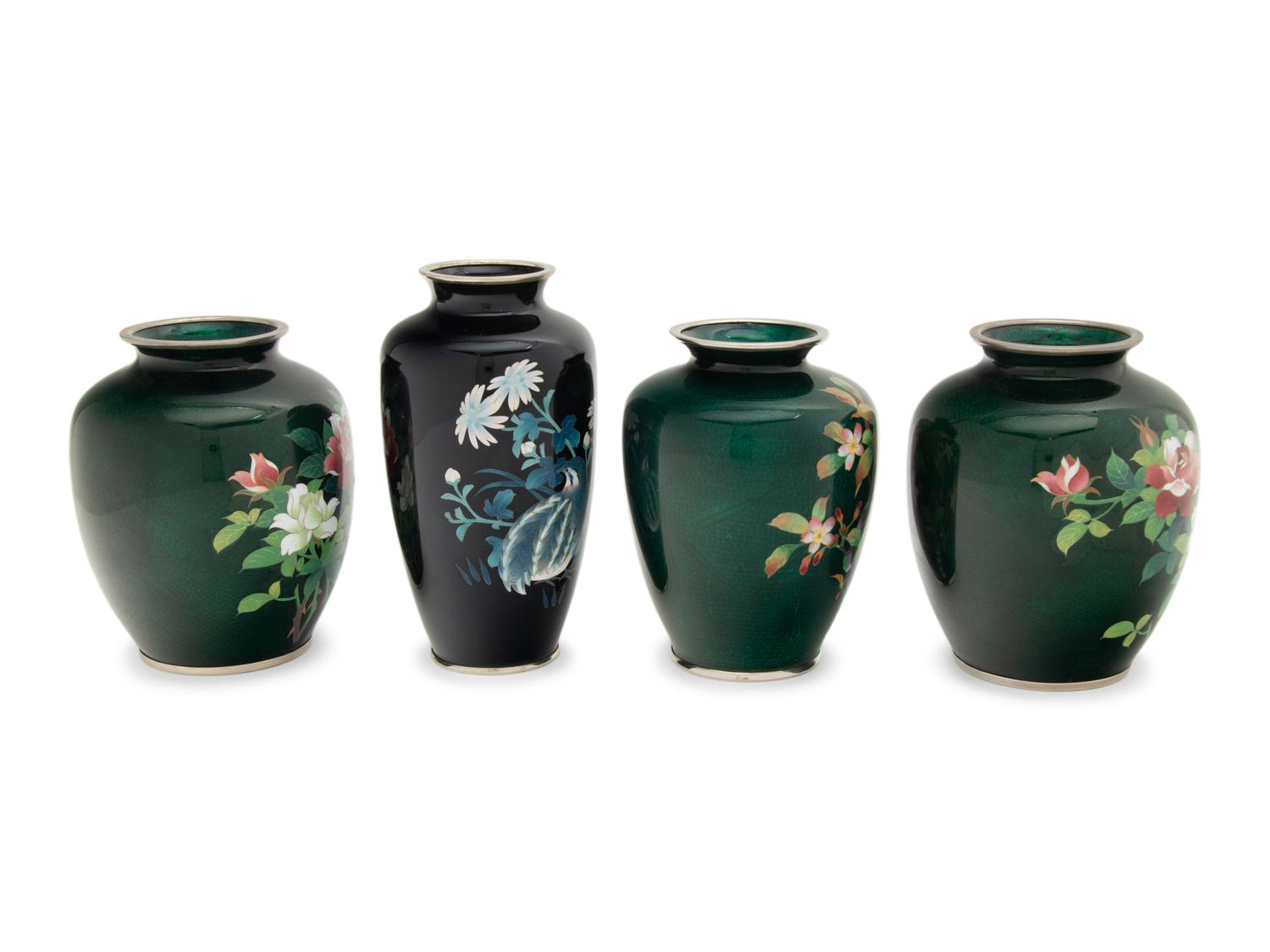 18 Japanese and Chinese Cloisonné Enamel Articles