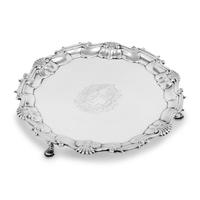 A George II Silver Waiter